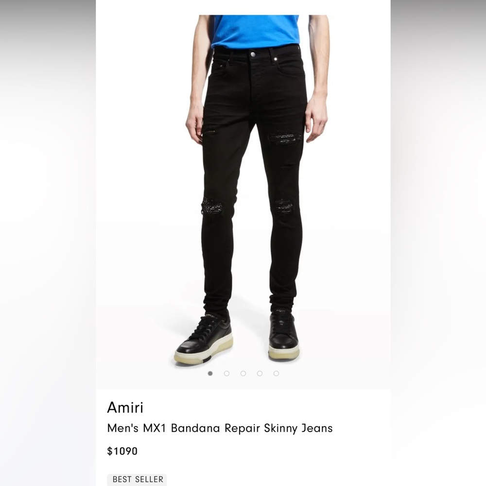 Amiri skinny distressed jeans